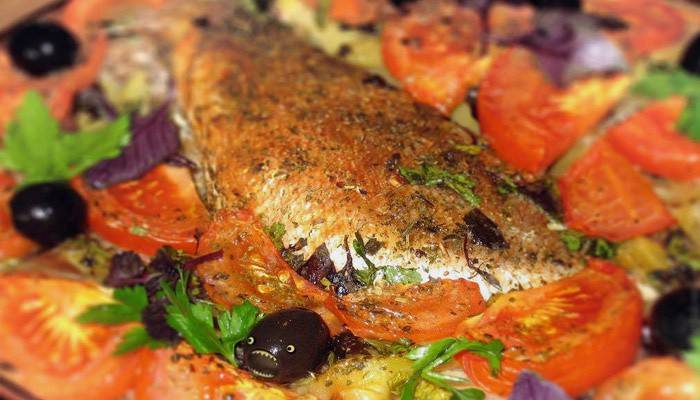 Pieczony filet ze śmietaną