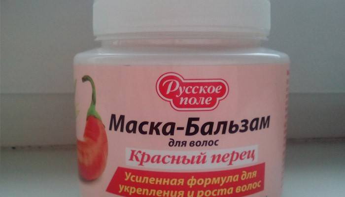 Bálsamo de máscara de pimenta vermelha