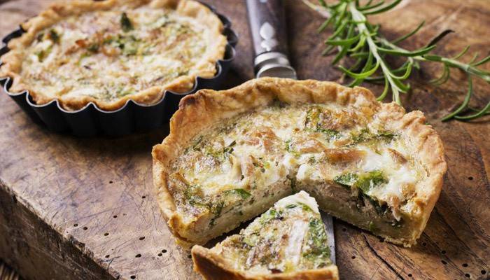 Pastel Relleno de Pescado y Arroz
