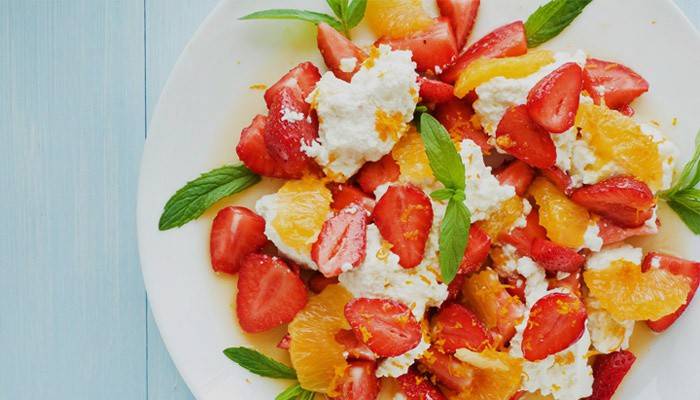 Postre de frutas