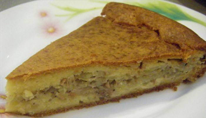 Pastel con saurio y papas