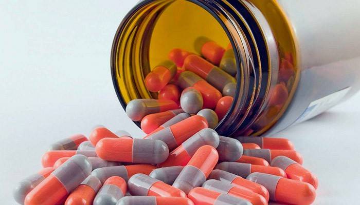 Forma antibiotického kapsuly