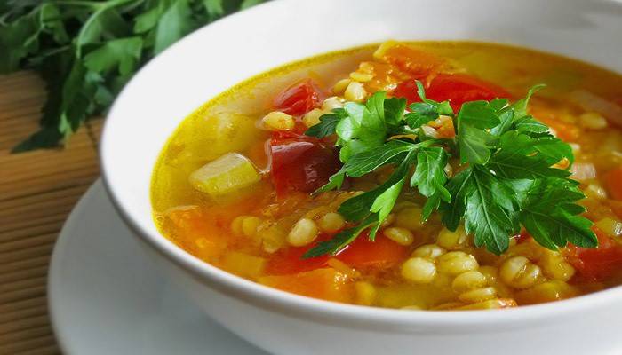 Sopa vegetariana