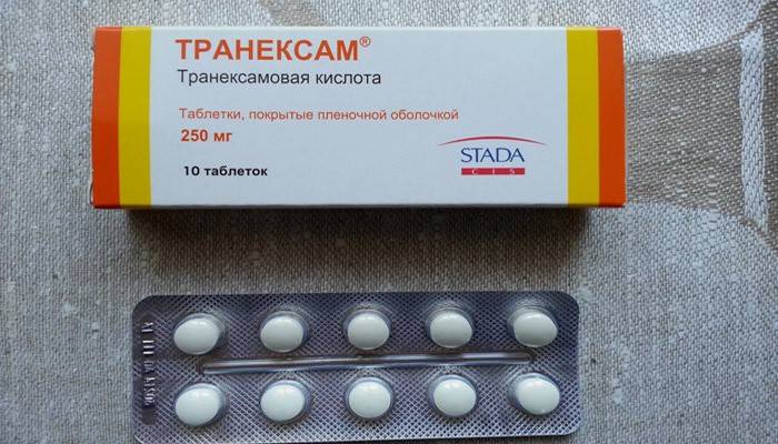 Tranexam para parar o sangramento pesado