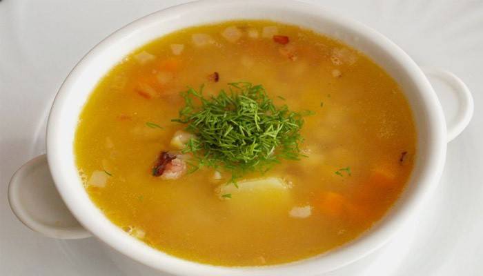 Sopa De Pollo Y Guisantes
