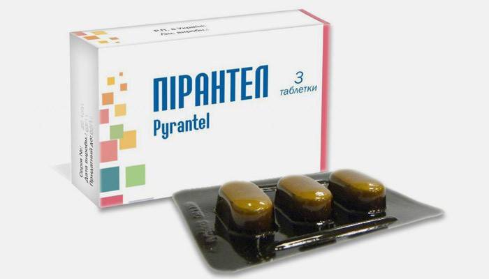 Pirantel em comprimidos