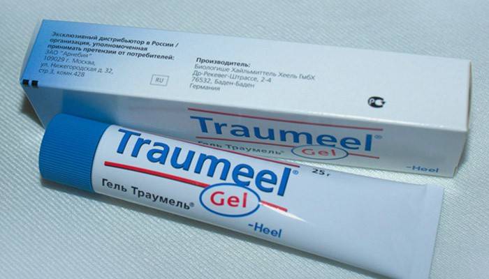 Traumeel z infiltrátu po injekcii
