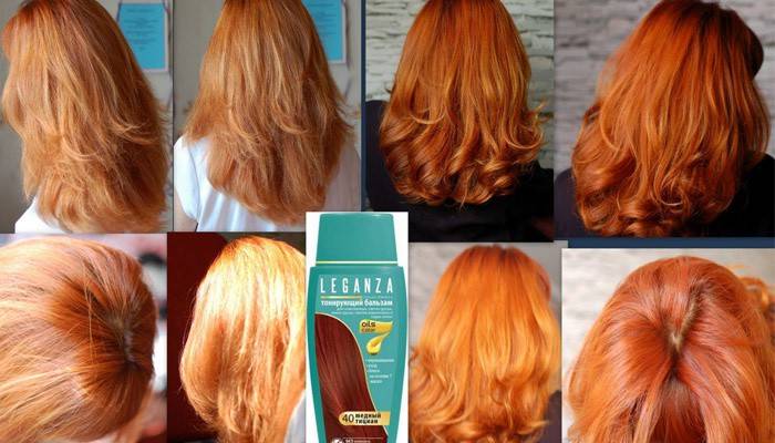Cabelo depois de tingir bálsamo