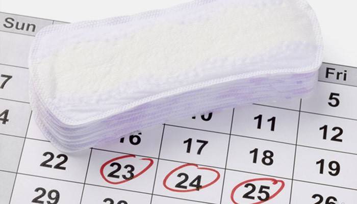 Marcas no calendário