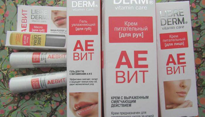 Linha de cremes Aevit
