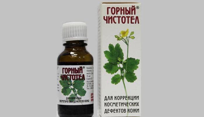 Przygotowanie Glistnik górski