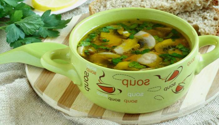 Opção com champignons e pickles