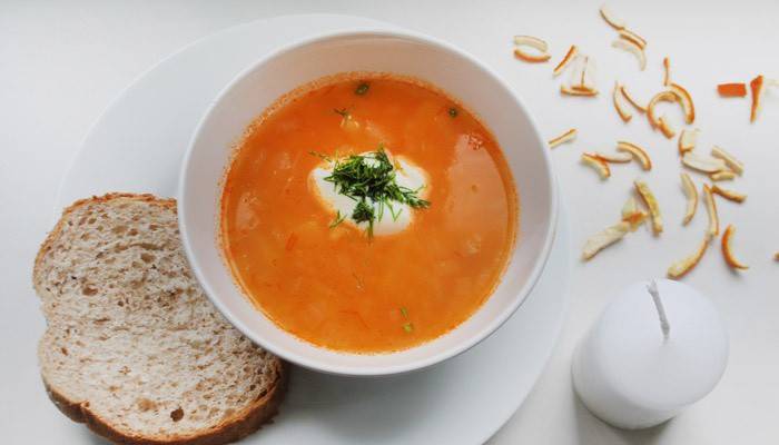 Sopa de ervilha sem carne