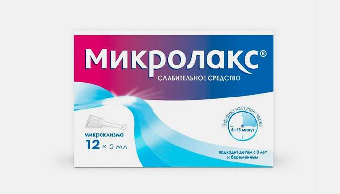Microlax para o tratamento da obstipação