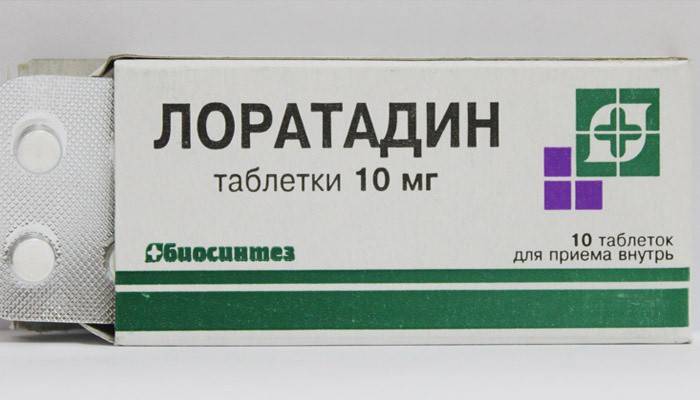 Comprimidos de Loratadina para o tratamento da dermatite seborréica