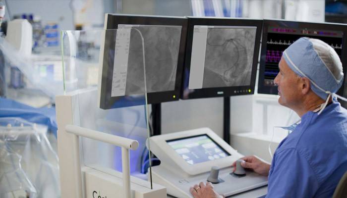Diagnóstica depois de stenting de navios de coração