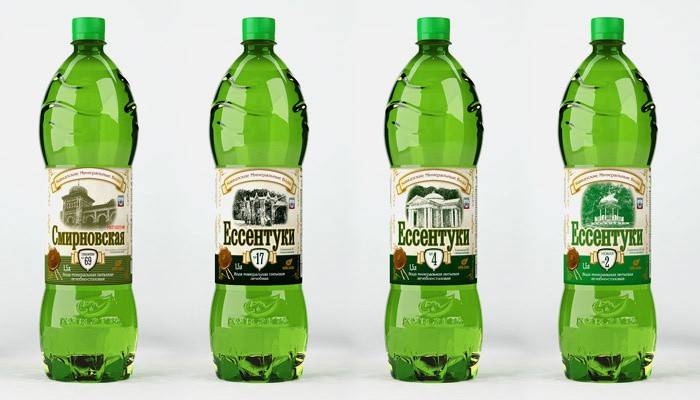 Aguas minerales curativas para la limpieza del hígado.