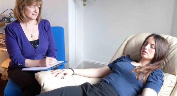 Pacient na recepcii psychoterapeuta