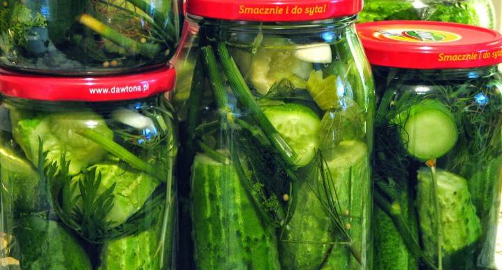 Nakladané uhorky v jar
