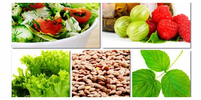 Productos que contienen folacina