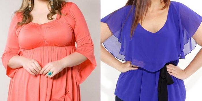 Blusas que escondem as falhas da figura