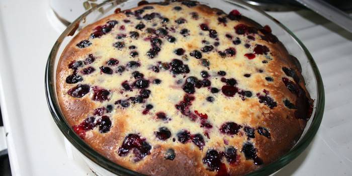 Pastel de grosella negra