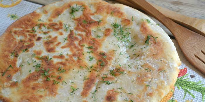 Kéchapuri de masa de kéfir