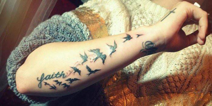 Tatuagem para meninas no antebraço