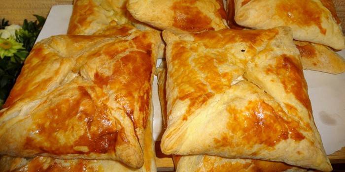 Khachapuri al horno de hojaldre
