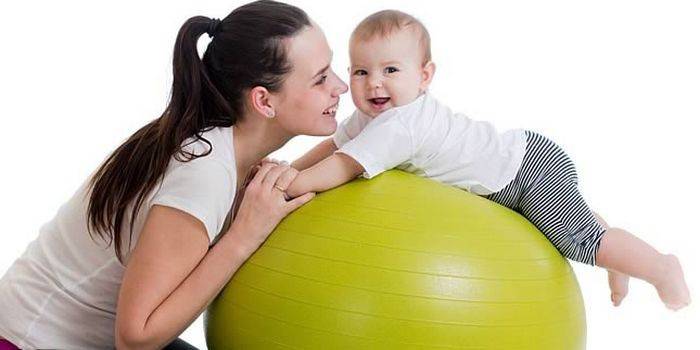 Como lidar com uma criança em fitball