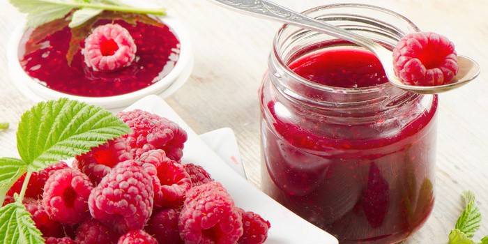 Recept na malinový džem päť minút