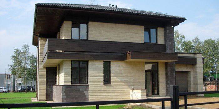 Szybka okładzina domu z bocznicą z cementu z dodatkiem włókien