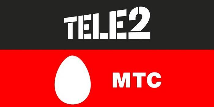 Logos Tele2 e MTS