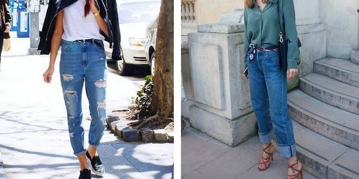 Uma bela torção no jeans feminino