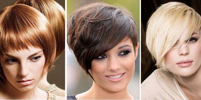 Corte de cabelo bob com franja inclinada