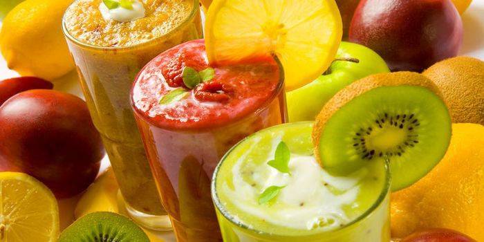 Batido de frutas deliciosas