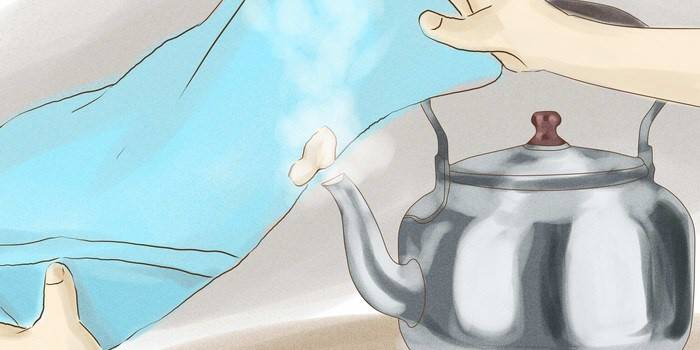 Cómo quitar el chicle de la ropa con vapor