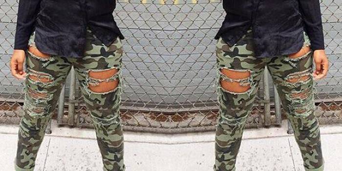 Pantalones estilo militar