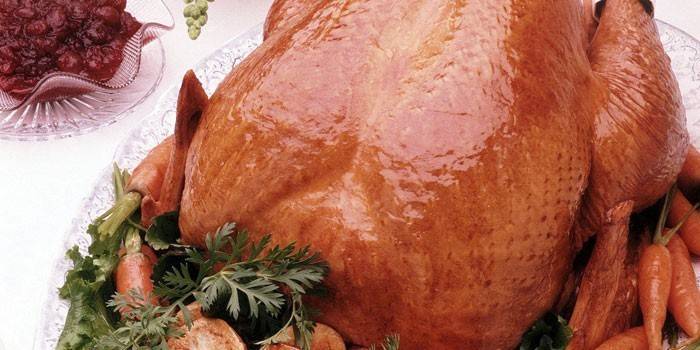 Pollo entero al horno