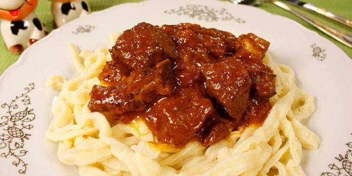 Goulash de pasta