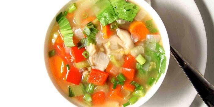 Apio, Cebolla, Sopa De Col
