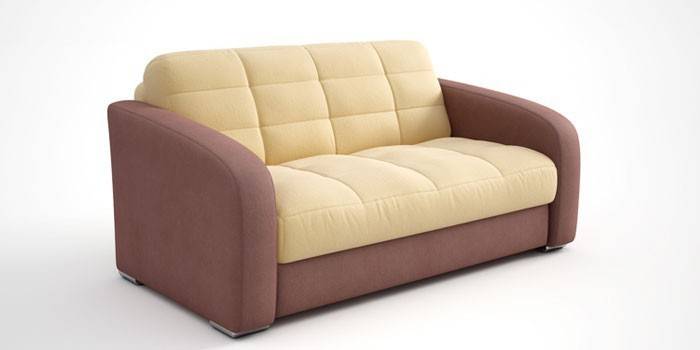 Klasyczna sofa z mechanizmem akordeonowym