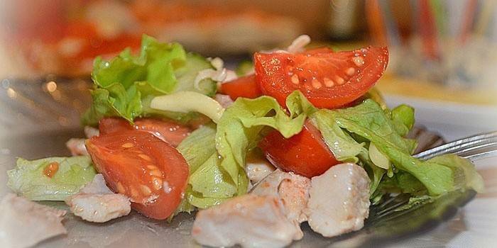 Ensalada de pollo