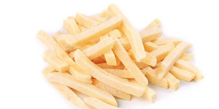 Papas fritas congeladas