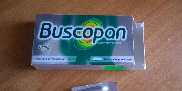 Czopki doodbytnicze Buscopan