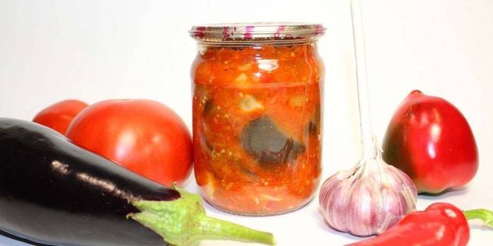 Jarra com lecho e legumes para sua preparação