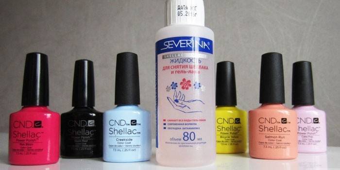 Shellac Severina Shellac Remover y Gel Polish