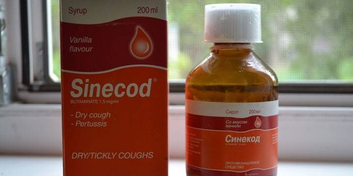 Sirup s vanilkovou príchuťou Sinecode vo fľaši