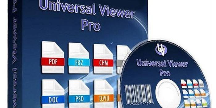 Universal Viewer na dysku