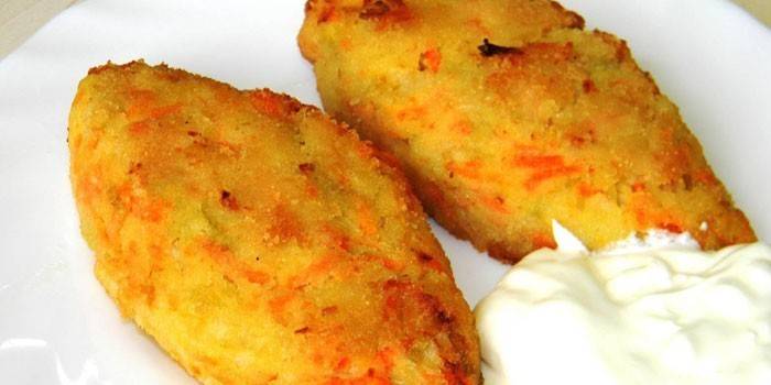 Chuletas de zanahoria